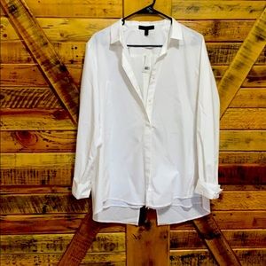 White Banana Republic Blouse Large
